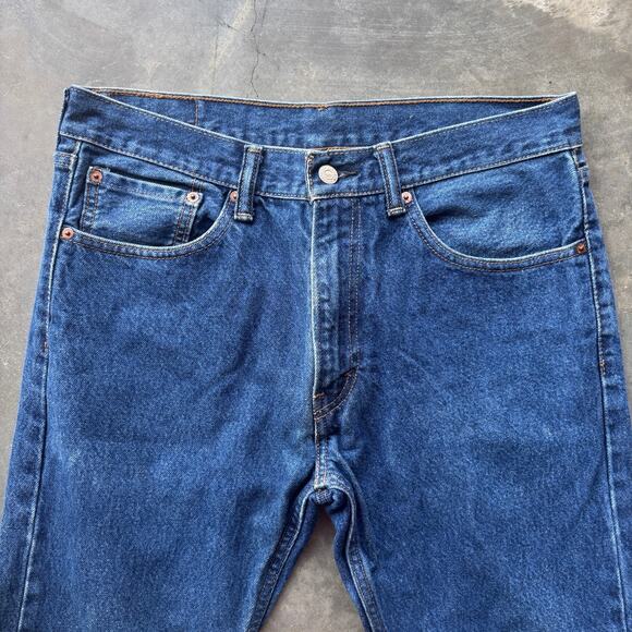 Levi's 505 Jeans Men's 32x30 Blue Straight Leg Mid Rise Regular Fit Denim - Picture 2 of 13